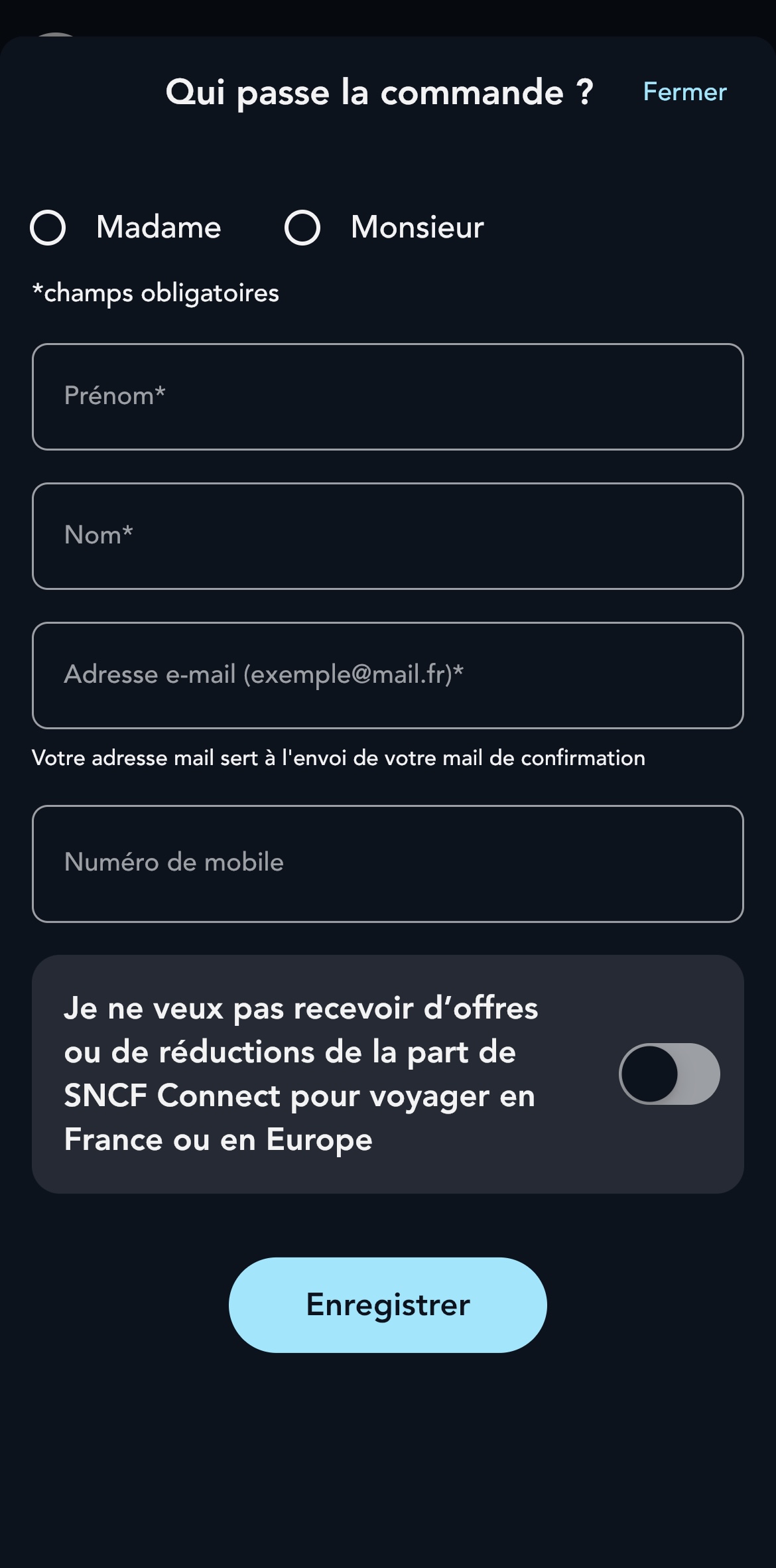 image saisie coordonnées 